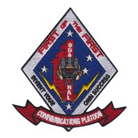 USMC Communications Platoon Custom Patches