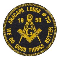 Anacapa Lodge 710 Custom Patches