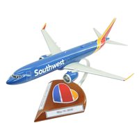 Southwest Airlines Wooden Airplane Model