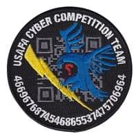 USAFA Cyber Warfare Comp Team Custom Patches