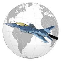 F-16 International Squadrons Custom Airplane Briefing Sticks