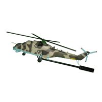 Custom Mil Mi-24 Hind Wooden Aircraft Briefing Stick 
