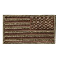 USA Flag Spice Brown OCP Patches 