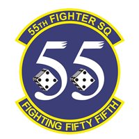 55th Fighter Squadron (55 FS) Custom Patches