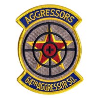 64th Aggressor Squadron (64 AGRS) Custom Patches