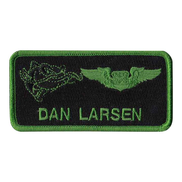Columbus AFB SUPT 13-11 Dan Larsen Nametag