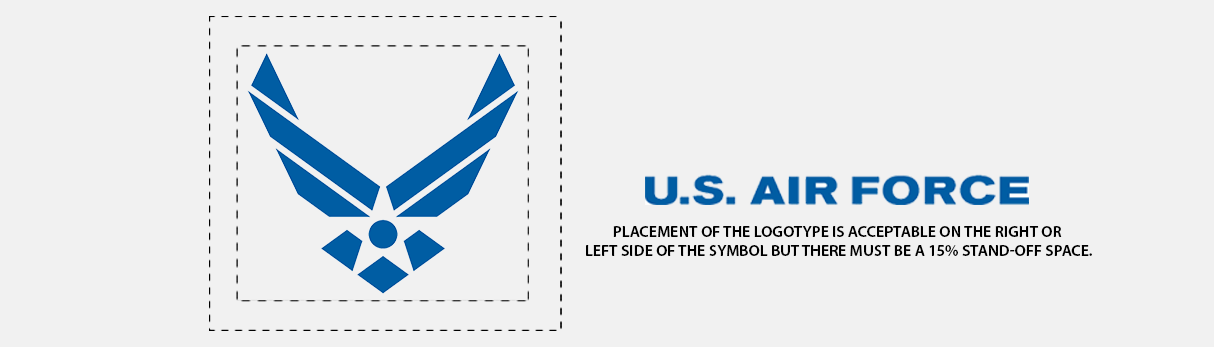 Air Force Logo Spacing