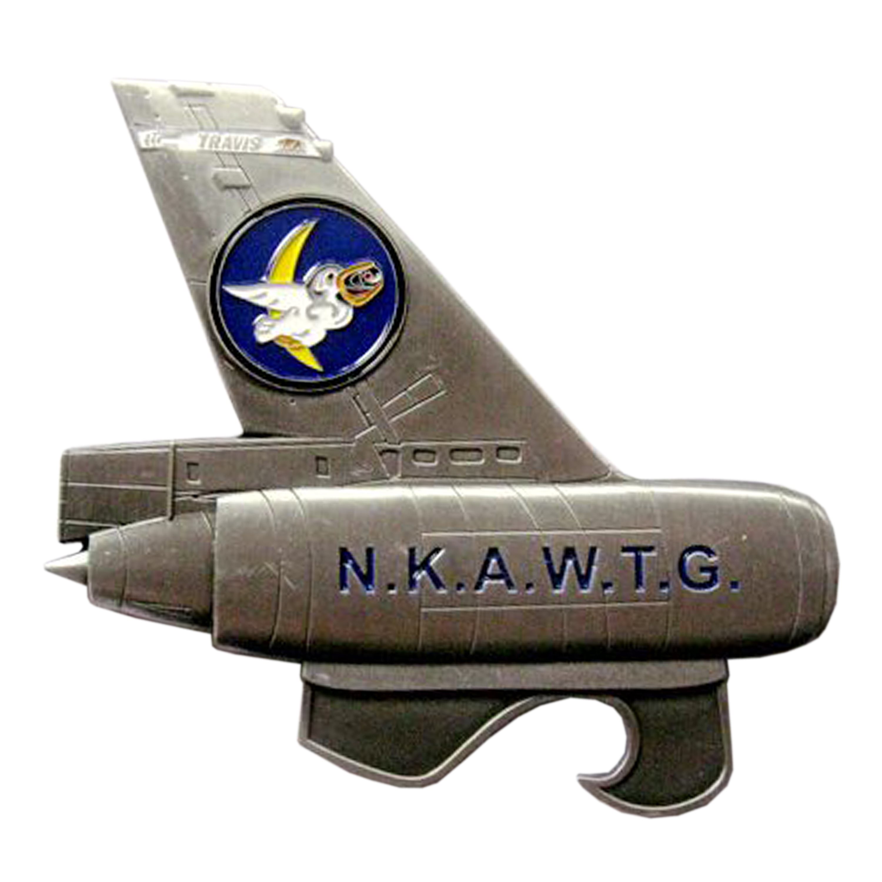 6 ARS KC-10 Tail Flash Bottle opener  Back SAMPLE