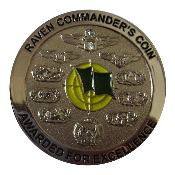 Raven Commander Challenge Coin