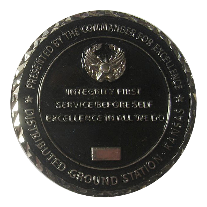 457 FS Commander Challenge Coin Front Sample