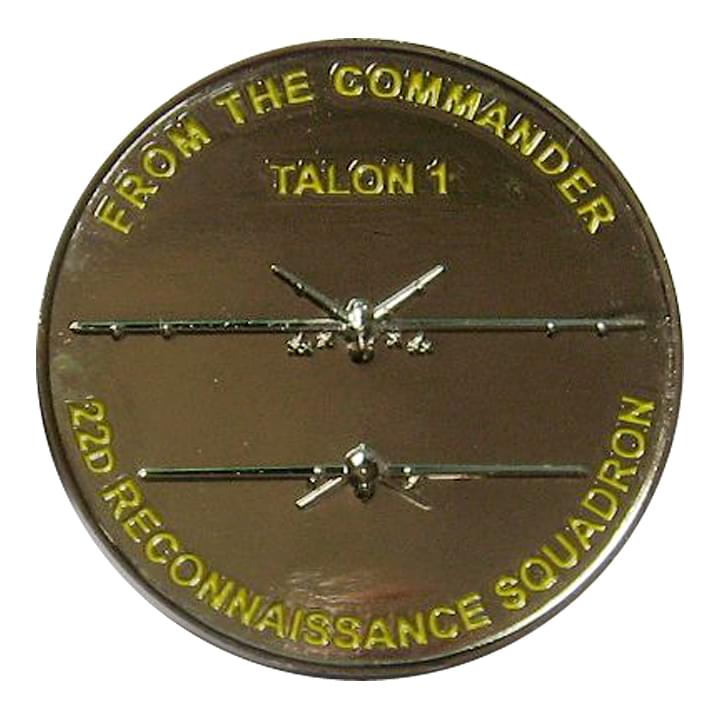 547 IS Commander Challenge Coin