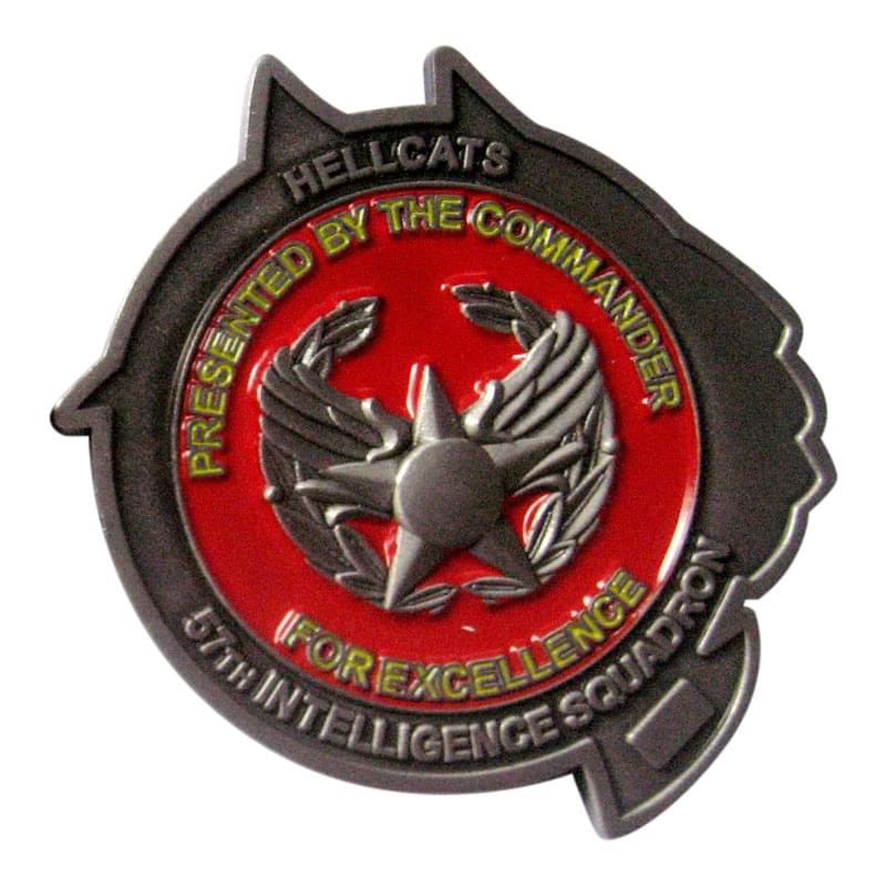 57 IS Commander Challenge Coin