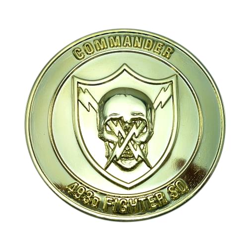 493 FS Commander Challenge Coin
