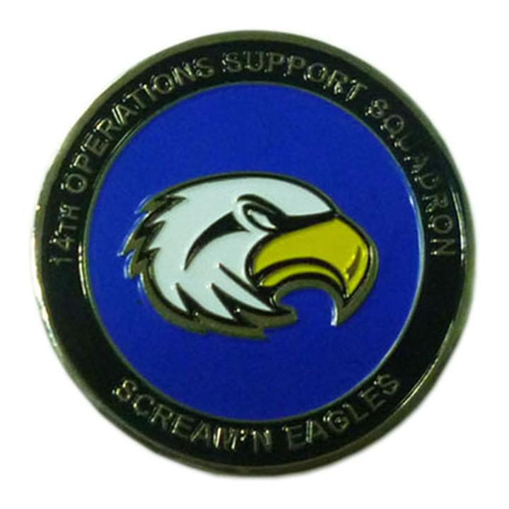 14 OSS Commander Challenge Coin Front Sample