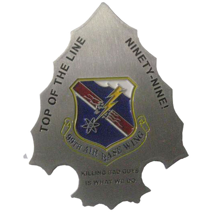 99 ABW Commander Challenge Coin Front Sample