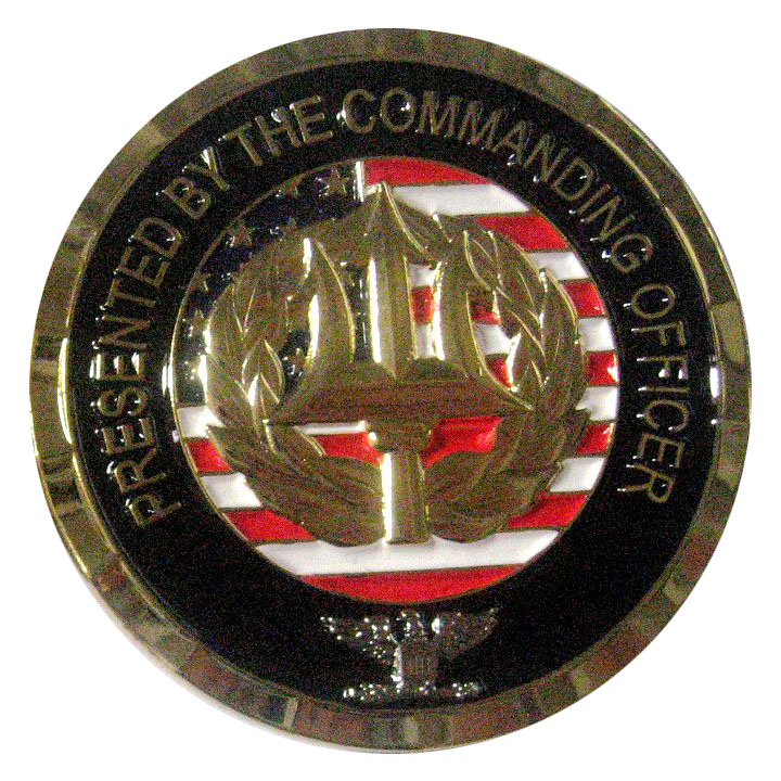 Presented by the Commander Officer Challenge Coin