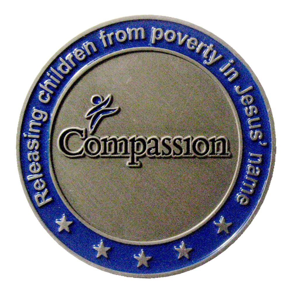 Compassion International Coin Front SAMPLE