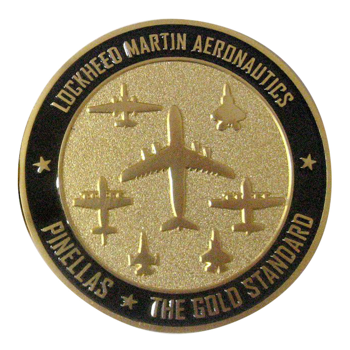 Lockhead Martin Aeronautics Corporate Challenge Coin Front