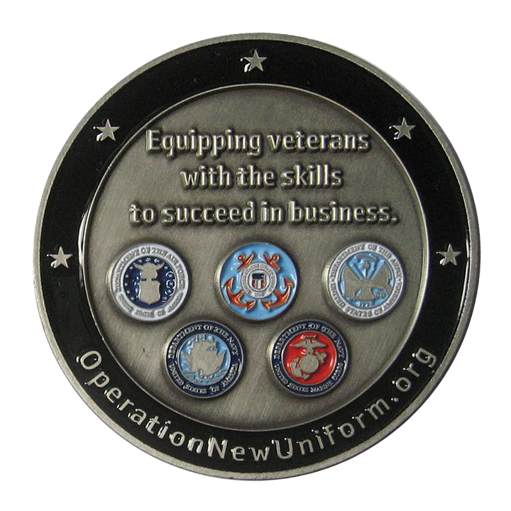 Operation New Uniform Org.Corporate Challenge Coin front