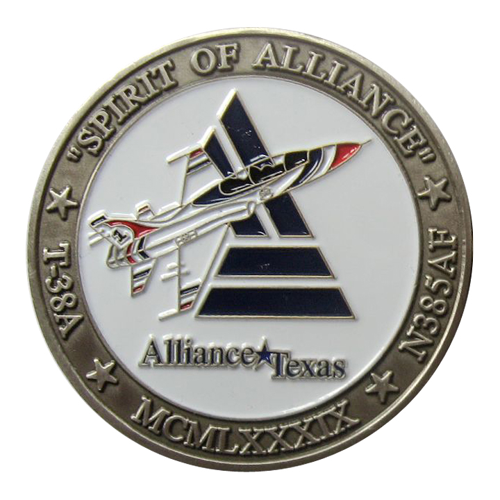 Spirit of Alliance Silver Corporate Challenge Coin