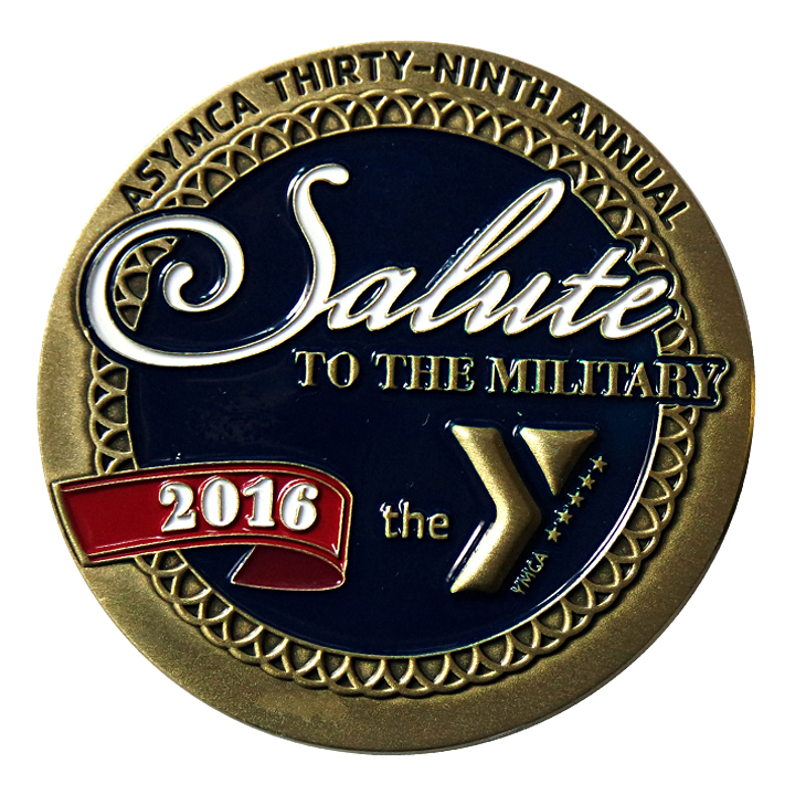 ASYMCA 39 Annual Salute to the Military Corporate Challenge Coin