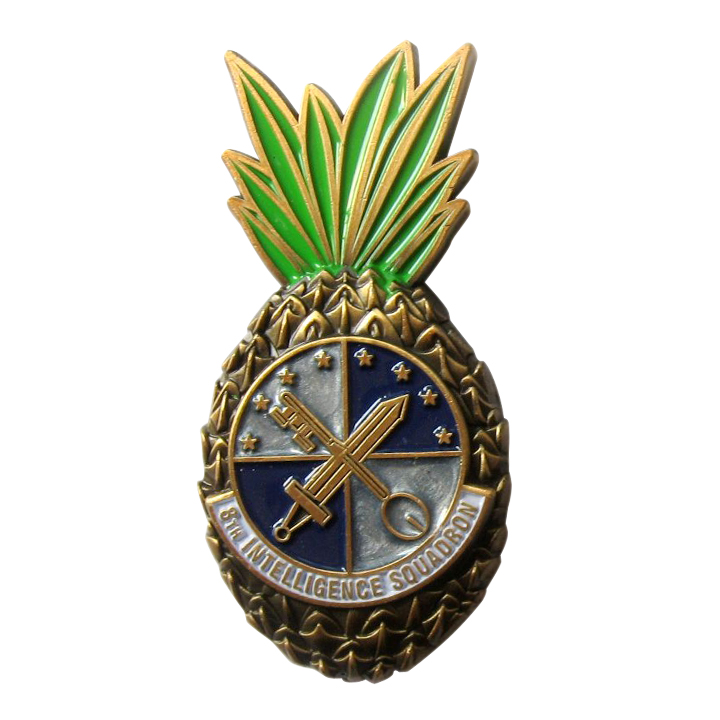 80 IS Commander Antique Gold Plated Coin