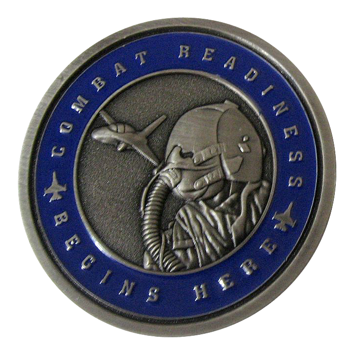 LMCO T-50 Antique Silver Plated Challenge Coin