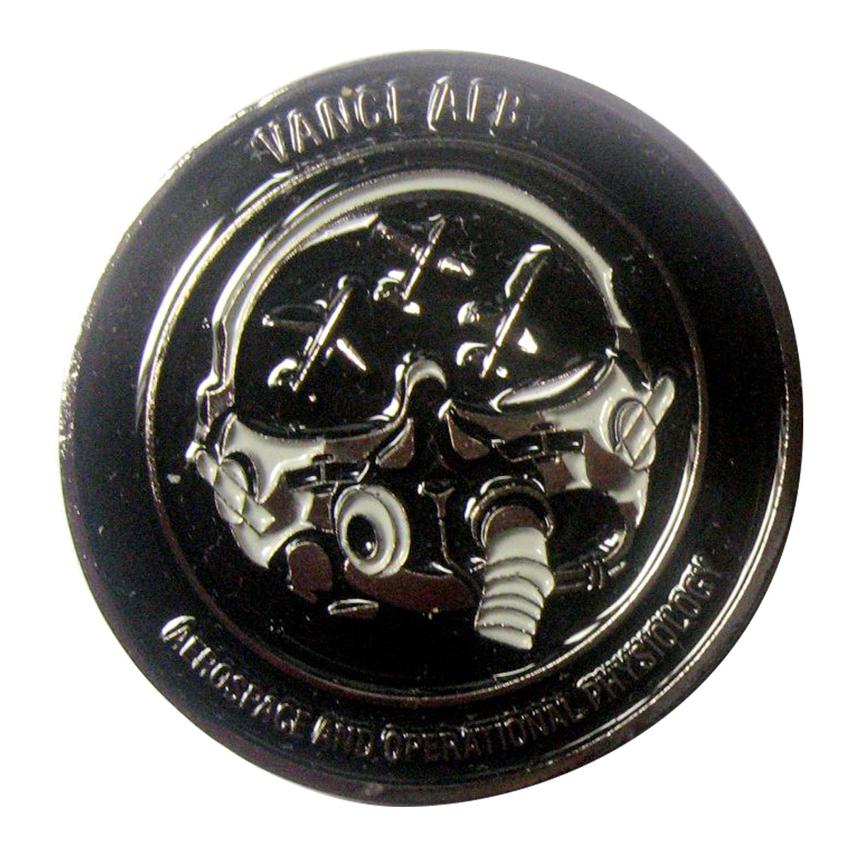 Vance AFB Black Nickel Challenge Coin