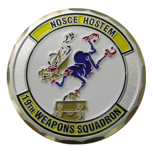 19 WPS AIIC Graduate Satin Silver Plated Challenge Coin