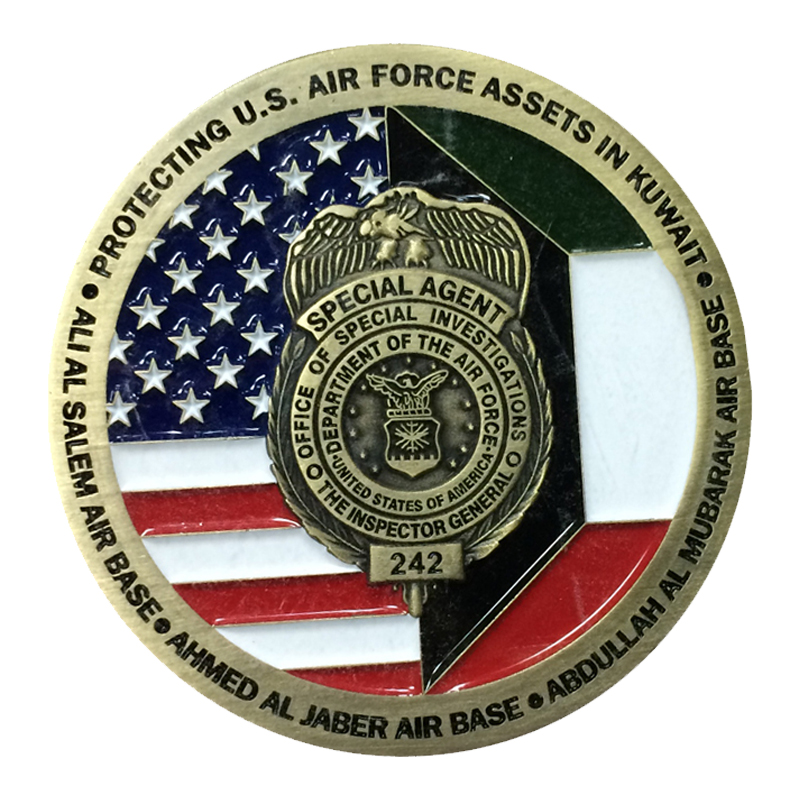 AFOSI DET 242 Challenge Coin