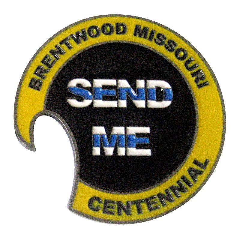 Brentwood Police Department Back Challenge Coin