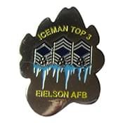 353 CTS Eielson Iceman Top 3 Challenge Coin - Front Sample