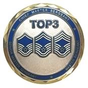 FLANG Top 3 Challenge Coin - Front Sample