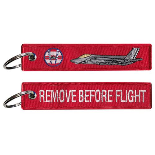 Red Remove Before Flight Key Flag