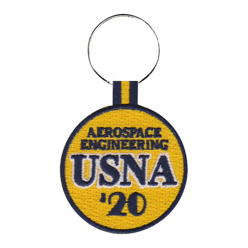 USNA Aerospace Keychain - Back