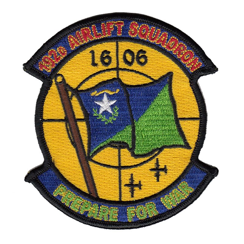 192D Airlift Squadron Patch
