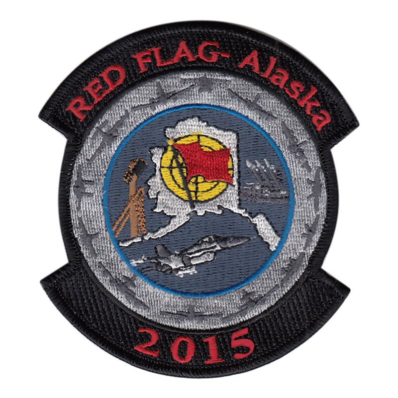 RED FLAG Alaska 2015 Patch