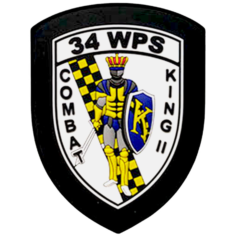 34 WPS Combat King II PVC Patch