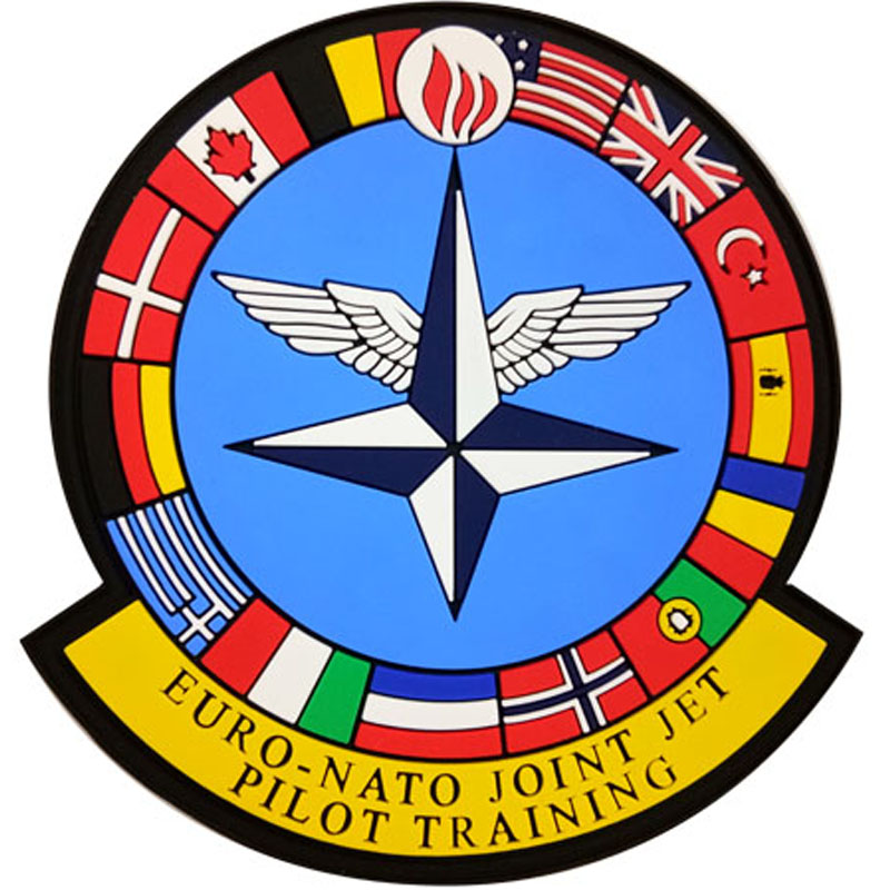 Euro NATO Joint Jet Pilot Training PVC Patch