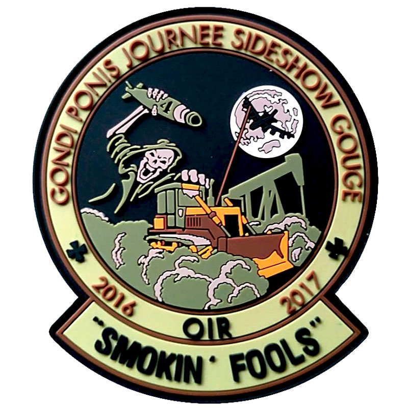 Smoking Fools OIR PVC Patch