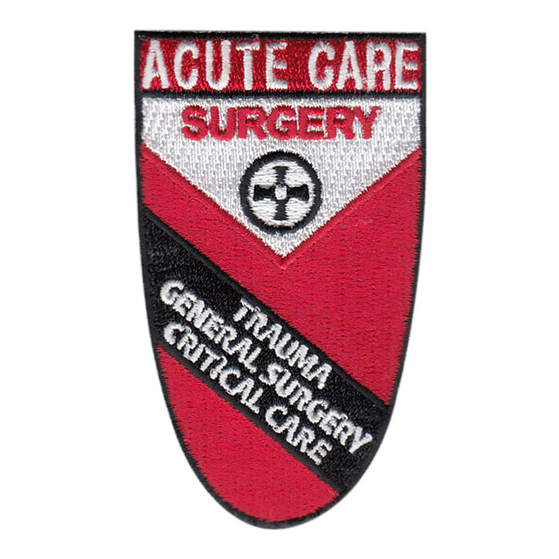 Acute Care Surgery Red Border Patch