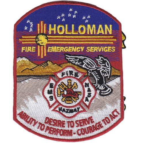 Holloman Fire Emergency Services Patch