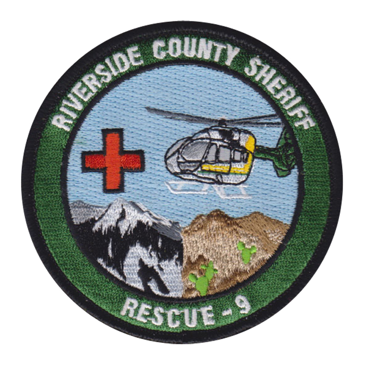 Riverside County Sheriff Rescue-9 Patch