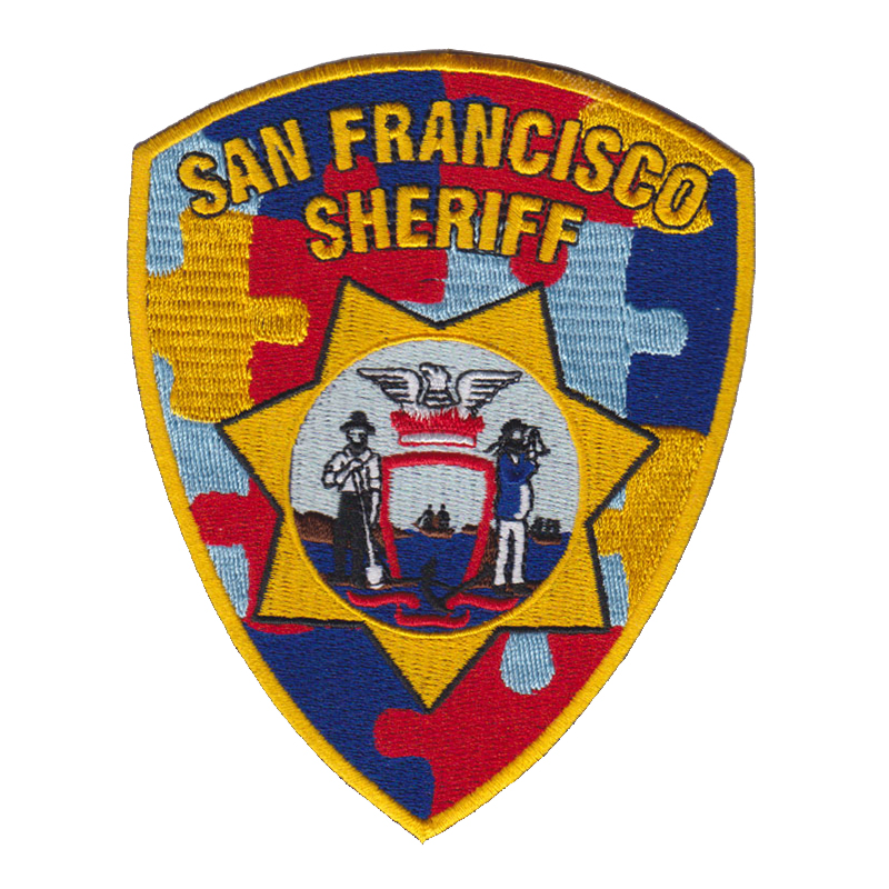 San Francisco Sheriff's Department Autism Awareness Month Patch