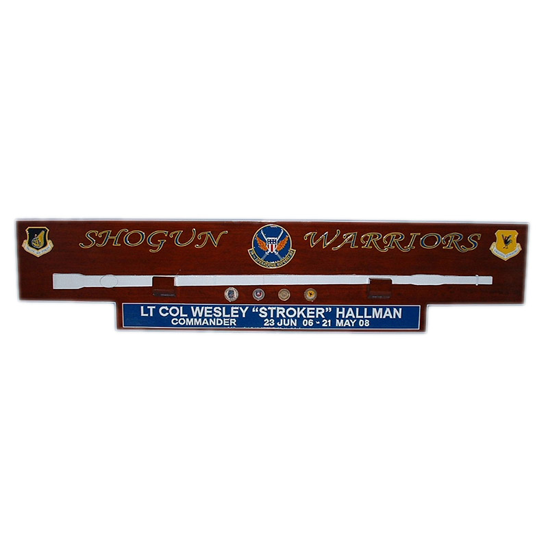 18 OSS Gun Barrel Plaque