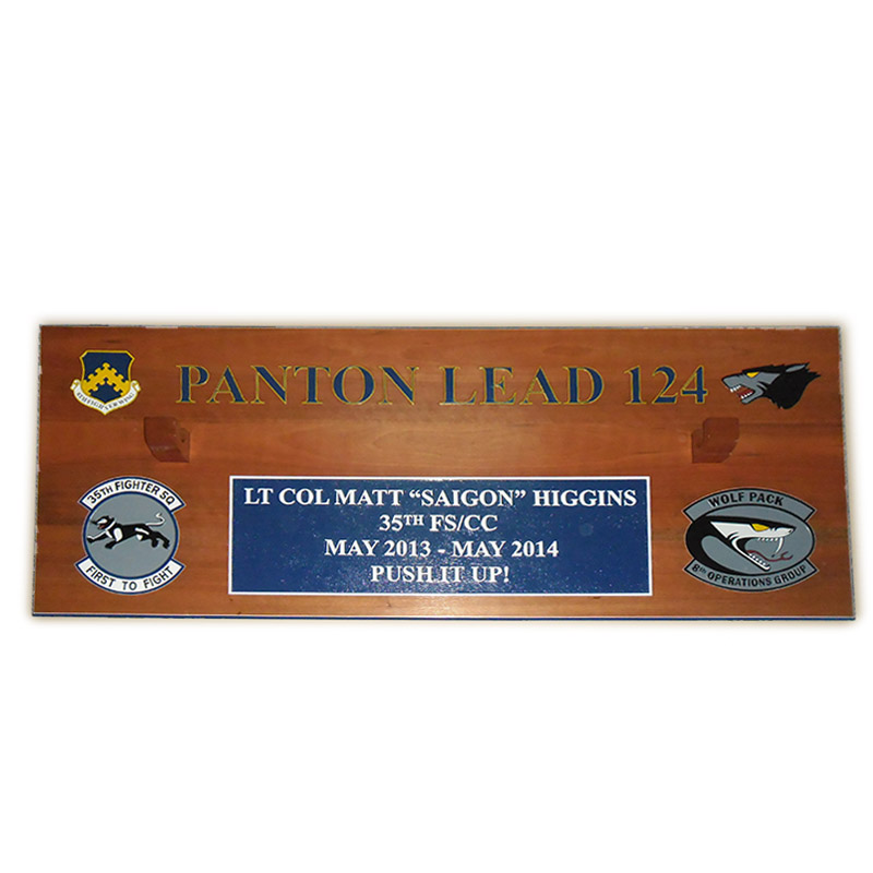 35FS Phantom Lead Gun Barrel Plaque