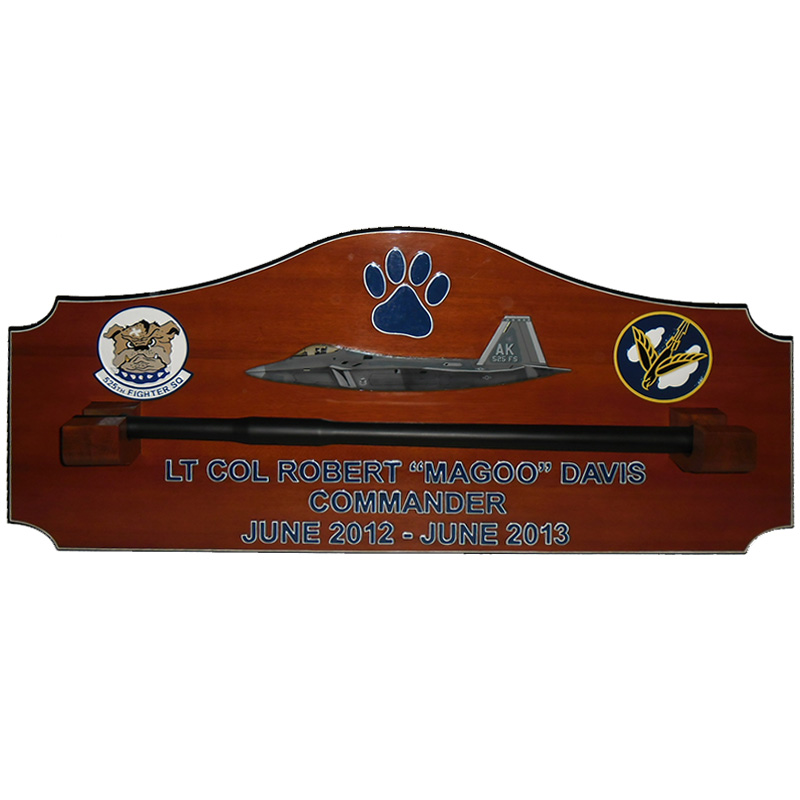 525FS Gun Barrel Plaque
