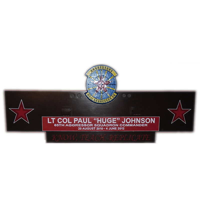 65 AGRS Gun Barrel Plaque