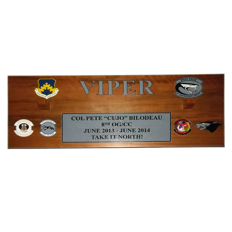 8 OG Viper Custom Gun Barrel Plaque