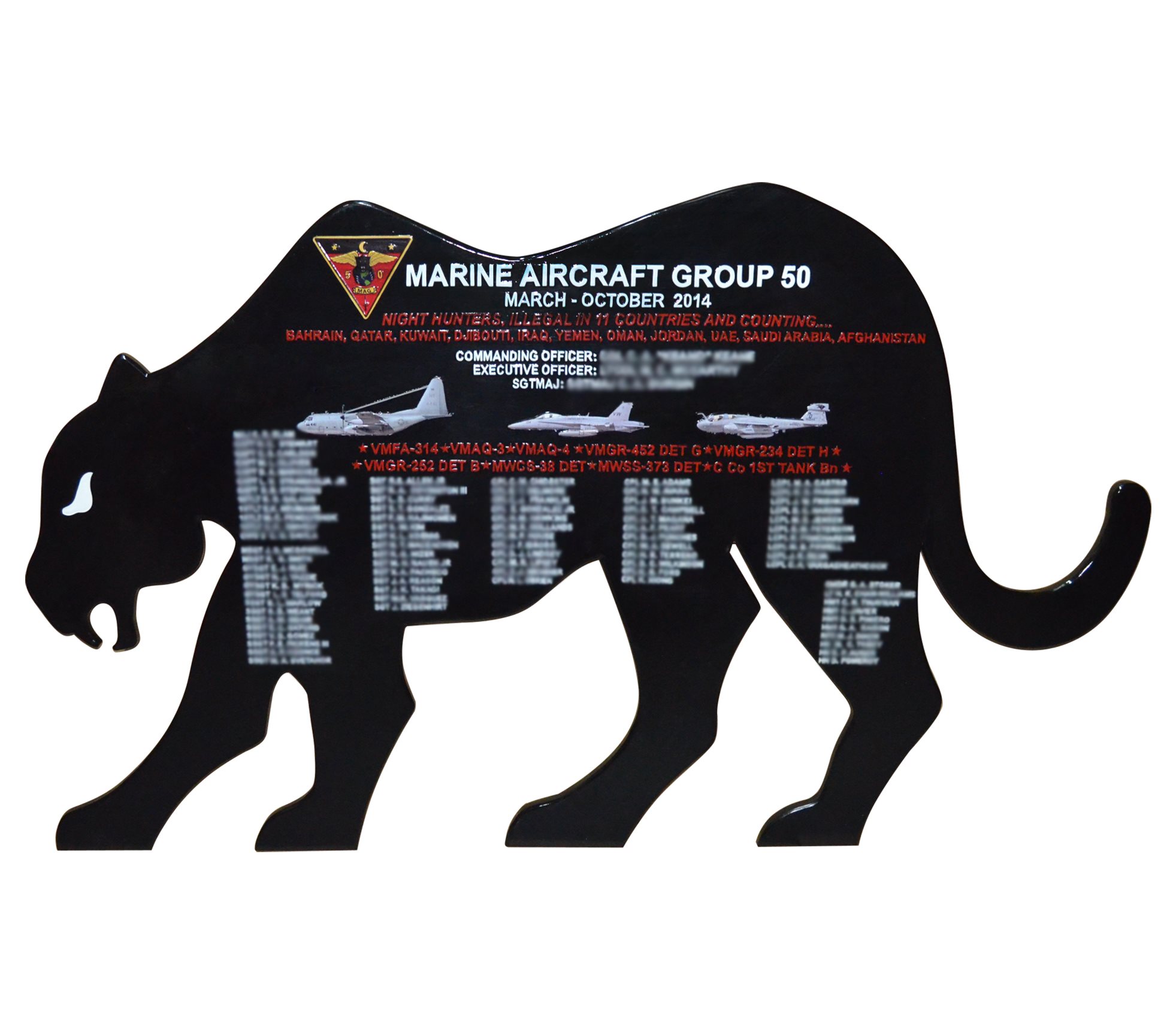 MAG-50 Deployment Plaque